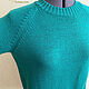 Джемпер " Эмеральд", 100% меринос. Джемперы. FAVORITE KNITWEAR (Наталья). Ярмарка Мастеров.  Фото №6