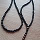 Order Men's Rosary Beads (matt black agate, emerald, garnet and pyrite). marusjy. Livemaster. . Beads2 Фото №3