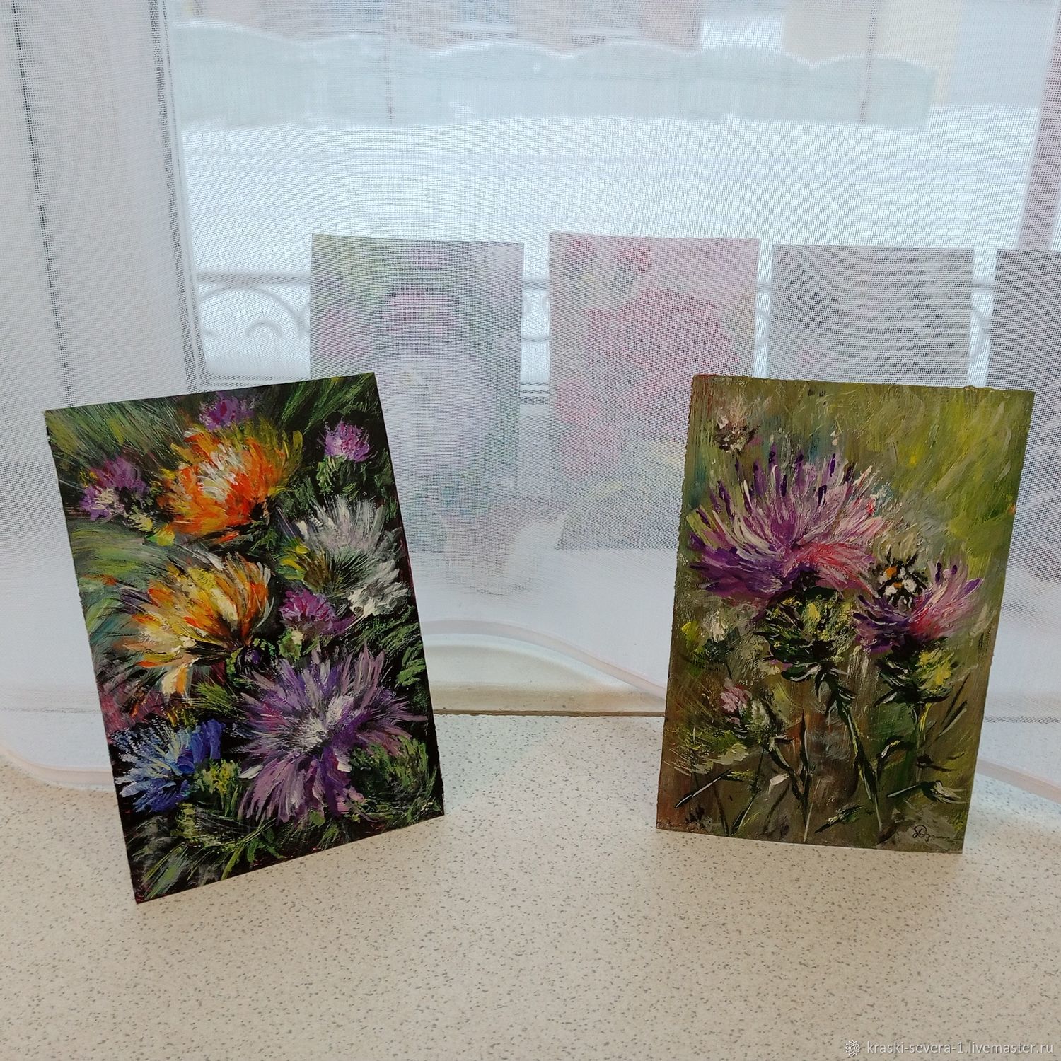Картины: картины, открытки, подарок, цветы, гуашь, акварель, картон гр ...