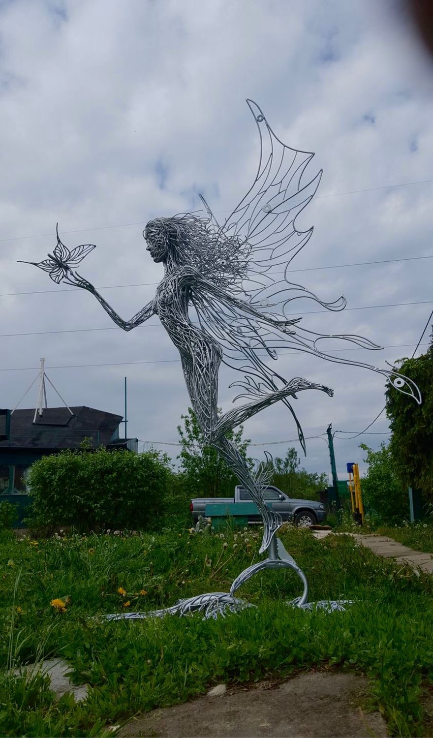 Садовая скульптура - Рыба