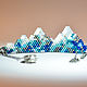 Bracelet 'Mountains' with silver beads and lock-box, Bead bracelet, Nizhny Novgorod,  Фото №1