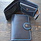 Handmade genuine leather wallet and cover. Wallets. crecca. My Livemaster. Фото №6