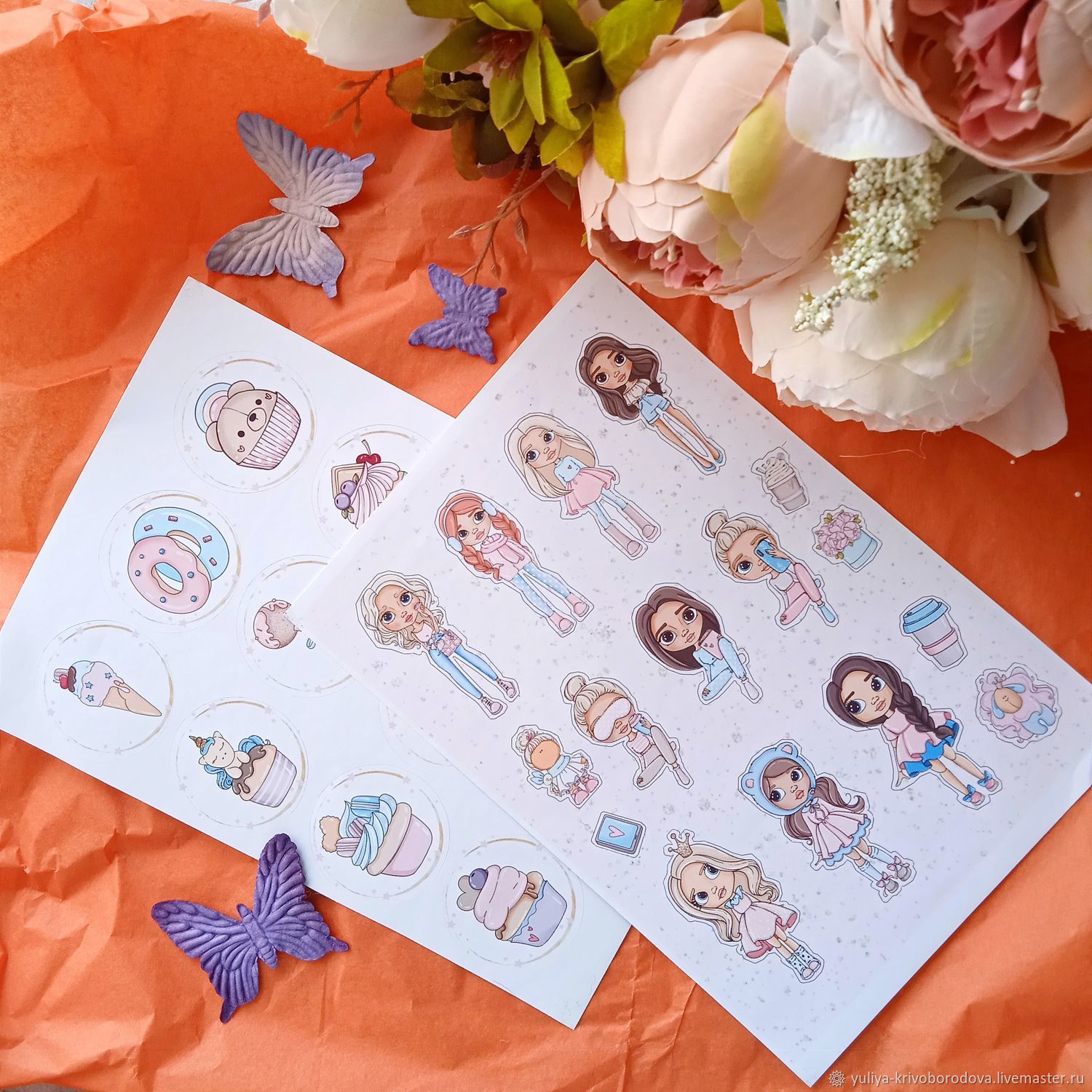 Стикерпаки (наклейки) – купить на Ярмарке Мастеров – SYF3IRU | Стикеры ...