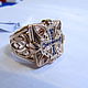 Gold men's ring with sapphires, Ring, Sevastopol,  Фото №1