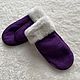 Sheepskin mittens for children purple 20cm volume. Childrens mittens. Warm gift. Online shopping on My Livemaster.  Фото №2