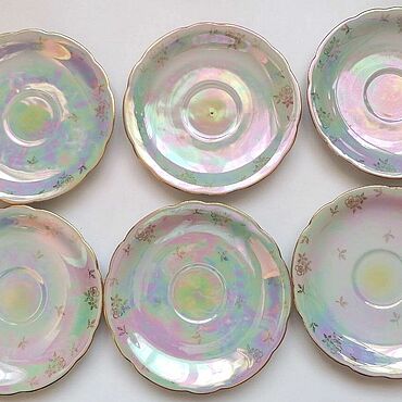 Винтаж ручной работы. Ярмарка Мастеров - ручная работа Винтаж: Тарелки десертные Kahla ГДР 6шт. Handmade.