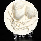Фарфор «Гортензия», тарелочка для украшений, авторский декор