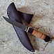 Knife 'Peshets-1' h12mf birch bark stab.karelka, Knives, Vorsma,  Фото №1