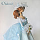 Diana, interior doll, collectible dolls. Dolls. CountryKids - doll with a soul. Online shopping on My Livemaster.  Фото №2