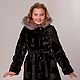 Natural fur coat for a girl model 21. Childrens outerwears. vse_v_shube. Online shopping on My Livemaster.  Фото №2