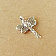 Dragonfly KL122, silver pendant, Pendants, Chiang Mai,  Фото №1