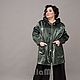 Art. 4327 Park made of a green chameleon raincoat, with a hood. Parkas jacket. MilaMi. My Livemaster. Фото №6