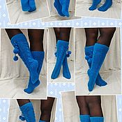 Носки женские, вязаные носки, носки спицами
