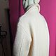 White oversize coat from loden 'Classic'. Coats. Lana Kmekich (lanakmekich). My Livemaster. Фото №6