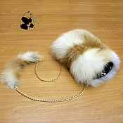 Аксессуары handmade. Livemaster - original item Elegant fur Muff bag made of fur Siberian red Fox.. Handmade.