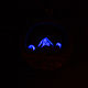 Кулон (брелок) со светящими горами из зебрано и меди. Кулон. Retroglow. Интернет-магазин Ярмарка Мастеров.  Фото №2