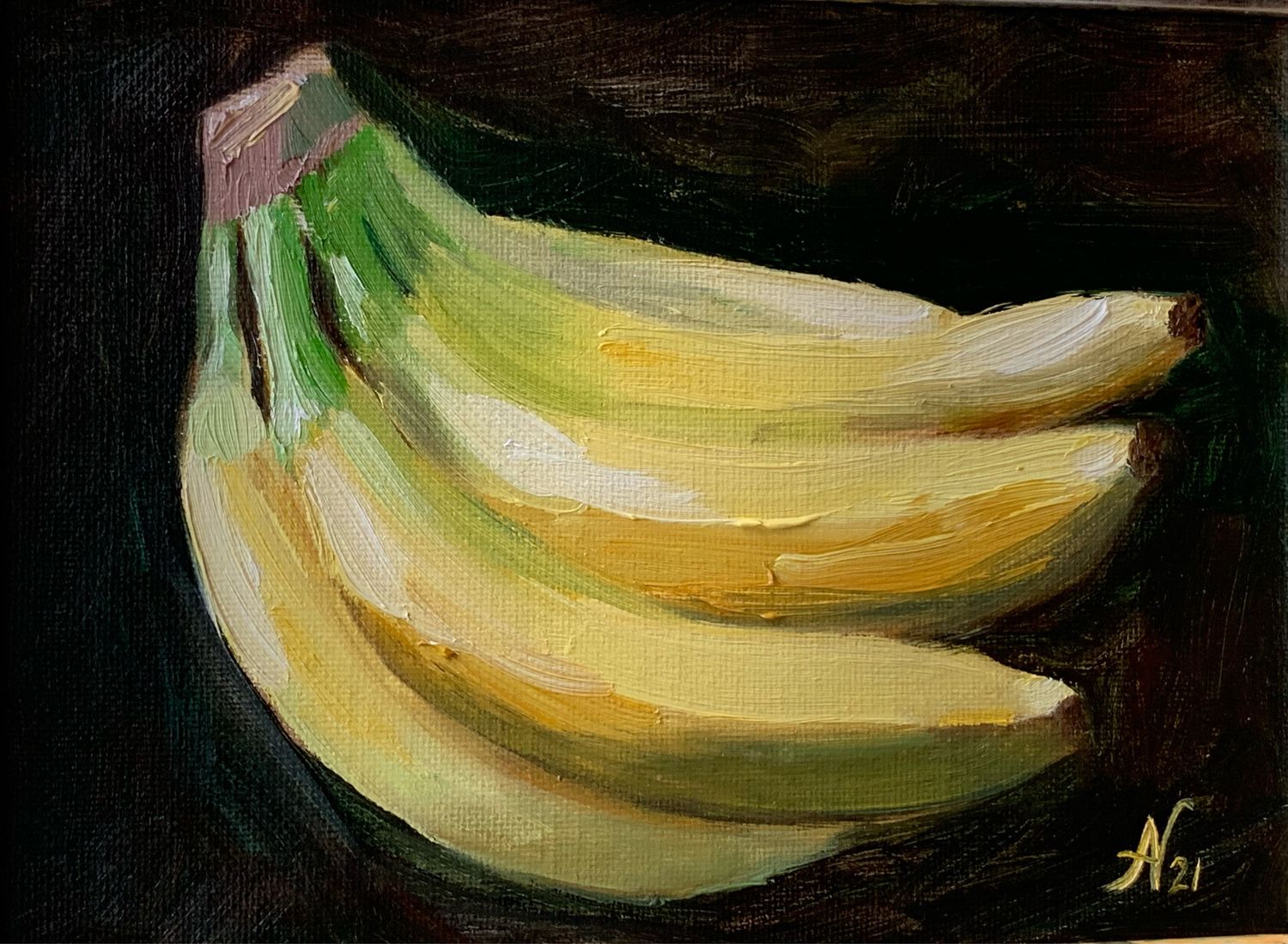 Банан живопись