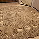 Square jute carpet . Carpets. Ekostil. My Livemaster. Фото №6