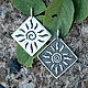 Sun pendant made of 925 sterling silver in the shape of a rhombus RO0047, Pendants, Yerevan,  Фото №1