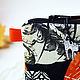 Mini bolsa de cosméticos con cremallera patrones de Araña De otoño en Calabaza. Beauticians. Vash sacvoyage. My Livemaster. Фото №4