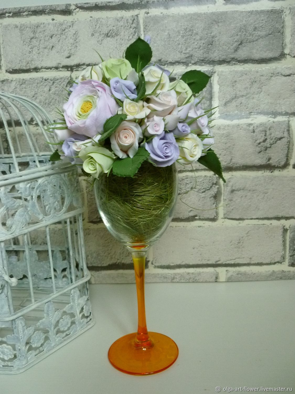 A Bouquet Of Polymer Clay In Fuzhere4 Miniature Flowers A Bouquet Of Polymer Clay In Fuzhere4