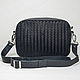 Black bag with a long strap, Crossbody bag, Moscow,  Фото №1