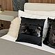 Decorative pillow with sequins 43*43. Pillow. hellorussia.design. My Livemaster. Фото №4