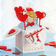'Angel of love' postcard Pop-up. Gifts for February 14. Evrica (Evrica). Online shopping on My Livemaster.  Фото №2