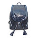 Backpack women's leather blue Valerie Modes R50-761. Backpacks. Natalia Kalinovskaya. Online shopping on My Livemaster.  Фото №2