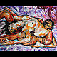Paintings: nude 'Gold and Violet', Pictures, Morshansk,  Фото №1