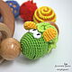 Beech rodent-rattle Pear. Gift for newborn. Very big ears (verybigears). Online shopping on My Livemaster.  Фото №2