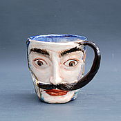 Посуда handmade. Livemaster - original item Mugs and cups: Salvador Dali. Handmade.