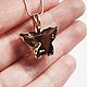 Order  Pendant with smoky quartz 'Butterfly', gold. EdGems jewerly. Livemaster. . Pendant Фото №3