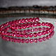 Chic red ruby spinel beads. Beads2. naturalkavni. My Livemaster. Фото №5