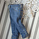Jeans for Paola Reina doll, Clothes for dolls, Lysva,  Фото №1