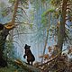 Bears in a pine forest. Pictures. pictureforyou. My Livemaster. Фото №5