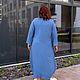 Boho dress blue denim colour. Dresses. NATALINI. My Livemaster. Фото №6