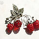 Order Earrings 'Malinka' red berries lampwork. BeautyGlassByKate(Lampwork) (beauty-glass). Livemaster. . Earrings Фото №3
