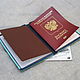 Case-case for documents or passports with embossing. Passport cover. Joshkin Kot. My Livemaster. Фото №5
