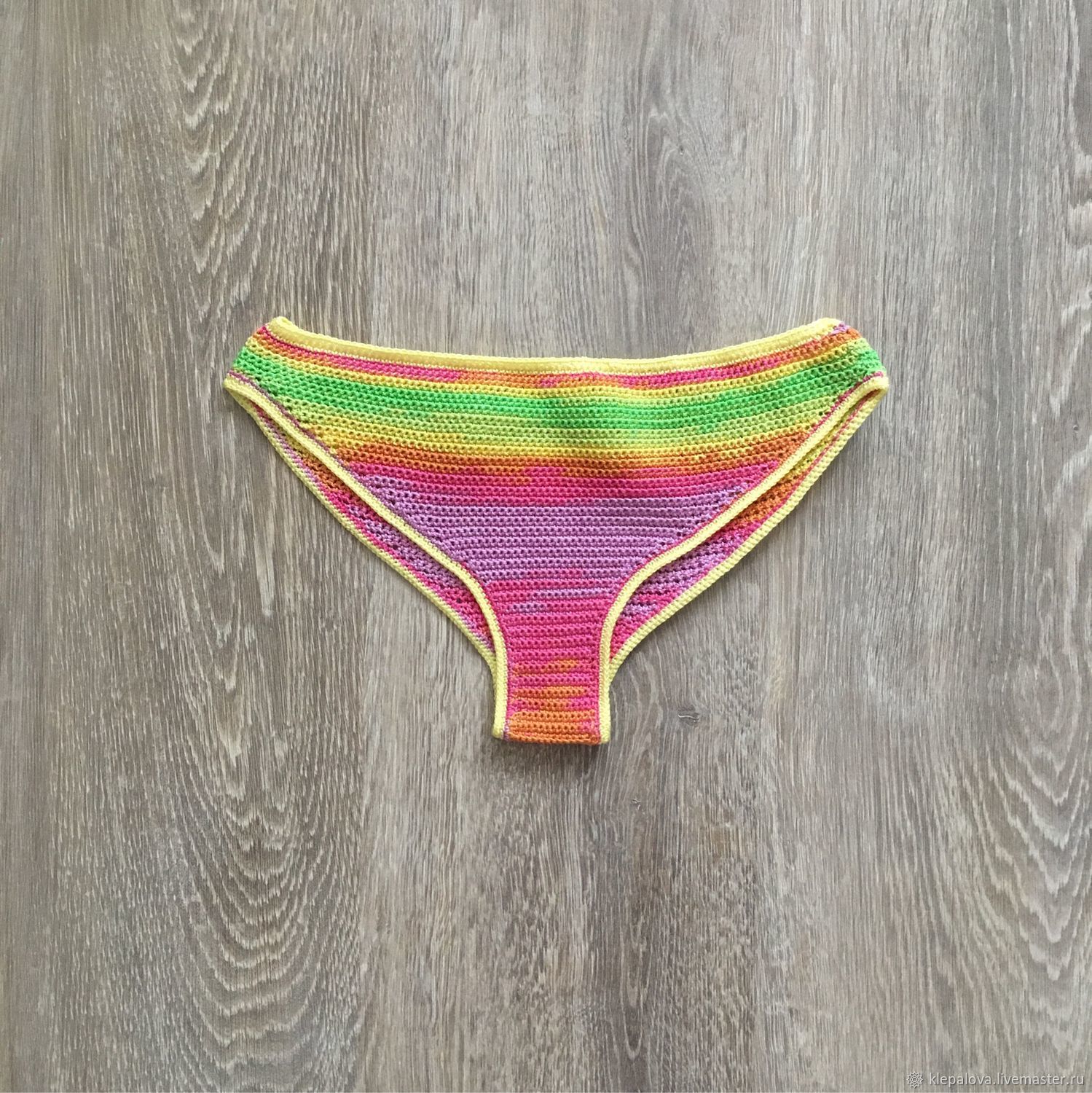 Купальник вязаный Rainbow – заказать на Ярмарке Мастеров – L4TE6RU ...