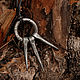 Copy of Hand forged Evil Sickle pendant amulet. Amulet. Forge & Leather FoxxCraft. My Livemaster. Фото №4