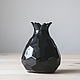 Vase 'Black Astra' 0,6 l. Vases. Hill & Mill. Online shopping on My Livemaster.  Фото №2
