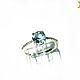 Aquamarine. ' Marina ' ring with aquamarine. Rings. Design jewelry. Online shopping on My Livemaster.  Фото №2