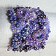 Wide Bead Bracelet Ultraviolet Bracelet for Prom. Cuff bracelet. sevenline. My Livemaster. Фото №6