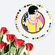Decorative plate on Cheryl's wall as a gift on February 14th, Gifts for March 8, Moscow,  Фото №1