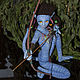 Neytiri, the heroine of the movie Avatar. Felted Toy. zverki (zverki). My Livemaster. Фото №5