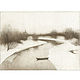 Order Paintings for white interior river Tmaka canvas Sepia. ulumbekov (ulumbekov). Livemaster. . Pictures Фото №3