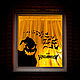 Стикер на окно для Хеллоуина - Монстр. Оформление мероприятий. Создай настроение/Бумажный край. Интернет-магазин Ярмарка Мастеров.  Фото №2