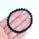 Natural Black Tourmaline Elastic Band Bracelet. Bead bracelet. naturalkavni. Online shopping on My Livemaster.  Фото №2