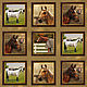 Мир лошадей. Хлопок панель 60х110 см, Ткани, Люберцы,  Фото №1
